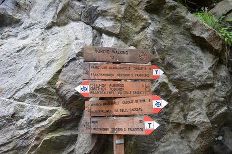 escursione cascate di Riva Campo Tures