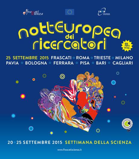 Il 25 settembre ritorna la Notte Europea dei Ricercatori NottEuropea manifesto web
