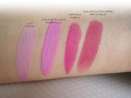 Rossetti Alkemilla Eco Bio Cosmetics - Swatch & Comparison