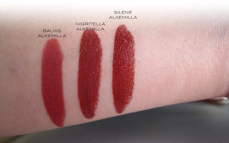 Rossetti Alkemilla Eco Bio Cosmetics - Swatch & Comparison