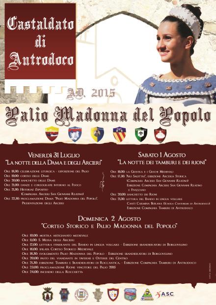 Castaldato in Festa: Palio Madonna del Popolo” ad Antrodoco, da non perdere palio