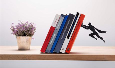 Il supereroe e il fermalibri creativo inspiration-super-man-books