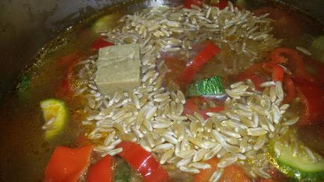 Peperoni Farciti con Kamut ricettevegan.org - peperoni farciti