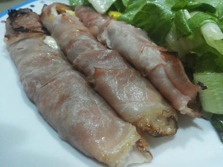 Involtini di prosciutto cotto Involtini di prosciutto cotto