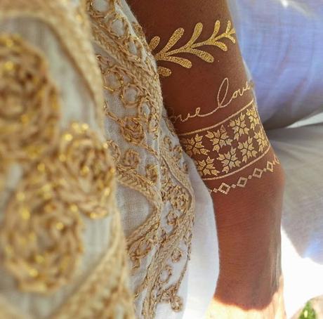 Trend Alert: Golden tattoo