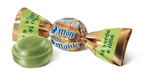 ‘Monk’s’ Caramelle per lenire e dare sollievo in tutte le stagioni CARAMELLA-Teverde-Lime