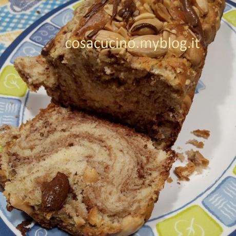 Plumcake nutella e nocciole