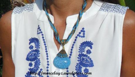 Moda in bianco e in blu 704