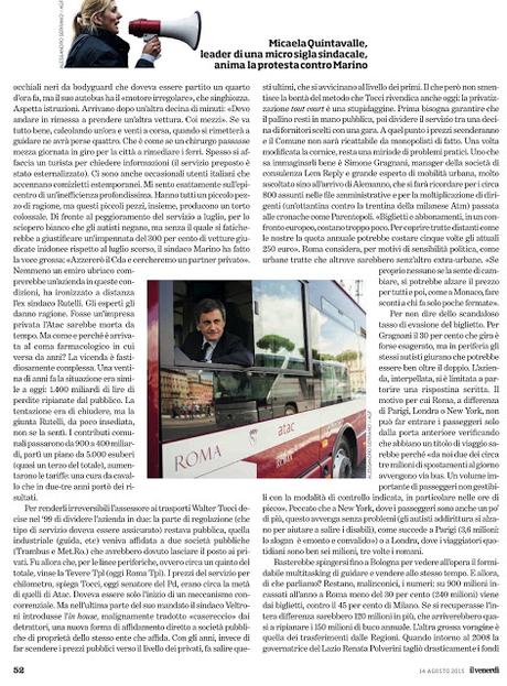 Un tram chiamato putiferio. L'ultimo servizio-inchiesta su Atac de Il Venerdì di Repubblica per chi lo ha perso Un tram chiamato putiferio. L'ultimo servizio-inchiesta su Atac de Il Venerdì di Repubblica per chi lo ha perso