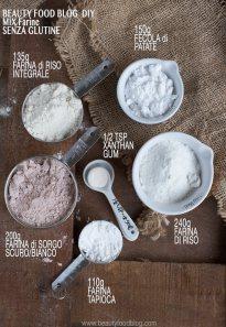 MIX FARINE SENZA GLUTINE DIY MIX FARINE SENZA GLUTINE DIY