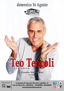 Teo Teocoli in Capannina capannina teocoli