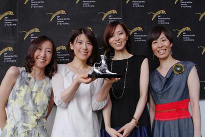 Speciale Locarno 2015: vincitori e vinti Le attrici di HAPPY HOUR Kawamura Rira, Mihara Maiko, Kikuchi Hazuki e Tanaka Sachie © Festival del film Locarno / Sailas Vanetti