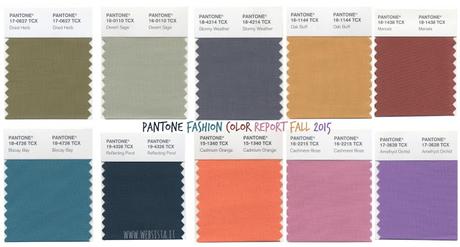 Pantone Fashion Color Report Fall 2015