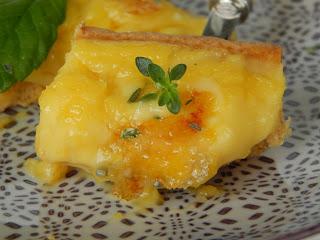 Crostata al lime e arancia caramellata