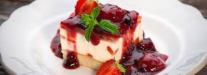 Ricotta fredda con frutta dent