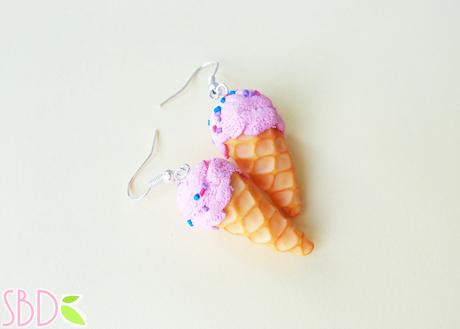 Miniatura Gelato in fimo - Fimo clay Icecream miniature