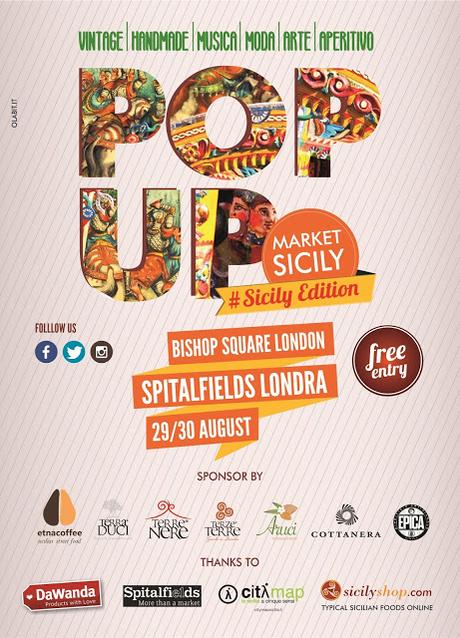 28-29 Agosto - Pop up Market Sicily - London Edition! Vintage e shopping al sapore di Sicilia!
