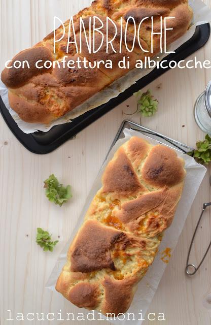 PANBRIOCHE CON CONFETTURA DI ALBICOCCHE PANBRIOCHE CON CONFETTURA DI ALBICOCCHE