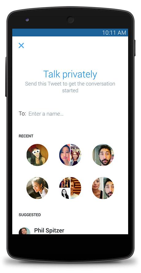Twitter, ecco le notifiche dei DM anche su desktop condividere-tweet-dm-android