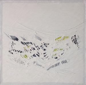 MILANO: SpazioSegnoDinamismo | Opere di Piero Baiamonte | Galleria M4A – MADE4ART Piero Baimonte, Tracce, 2013, olio su tela 30x30 cm