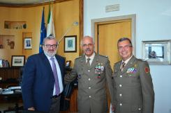 BARI/ IL COMANDANTE DEL 2° COMANDO DELLE FORZE DI DIFESA VISITA LA BRIGATA PINEROLO