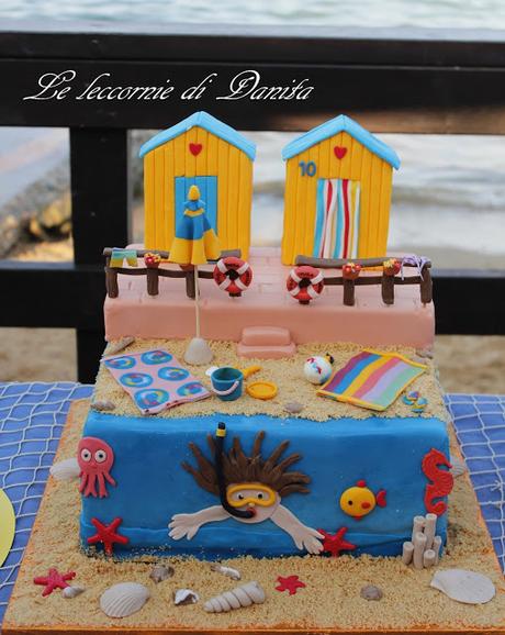 I 10 anni della mia principessa!! Torta mare e torta frutta