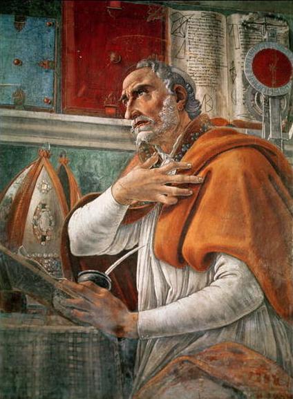 Sant’Agostino, combattuto fra donne, piaceri e fede Sant'Agostino, Sandro Botticelli