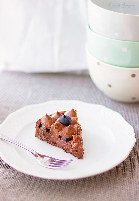 crostata cioccolato e caramello vegan