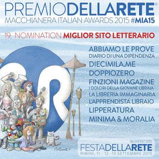 #MIA15: Diario Di Una Dipendenza candidato al premio per il miglior sito letterario ai Macchianera Italian Awards. E tu hai già votato?
