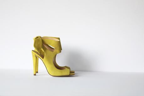 SHOETING | Yellow bow sandals