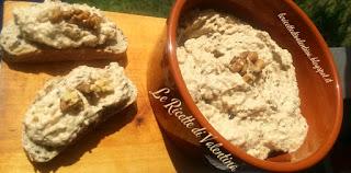 Crema di melanzane e noci per crostini o per condire la pasta Crema di melanzane e noci per crostini o per condire la pasta