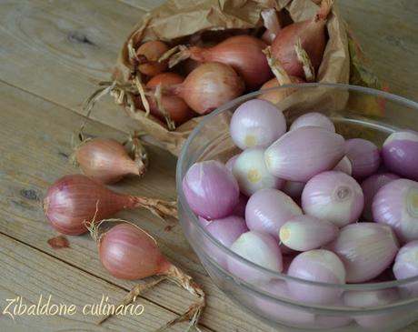 Scalogni sott'olio per L'Italia nel piatto