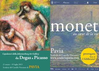 PAVIA. Un crollo di visitatori alla mostra “Da Degas a Picasso”: -77% rispetto a quella di Monet del 2014.