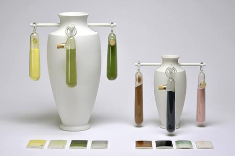 DESIGN: I colori in polvere nei vasi di Dean Brown DESIGN: I colori in polvere nei vasi di Dean Brown