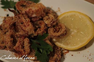 calamari impanati al forno