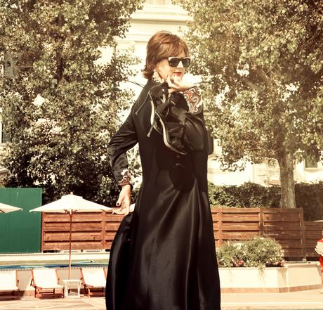 MOSTRA DEL CINEMA IN TOTAL BLACK Mostra del cinema di Venezia, pfgstyle, Sabrina Persechino