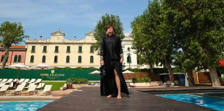 MOSTRA DEL CINEMA IN TOTAL BLACK Mostra del cinema di Venezia, pfgstyle, Sabrina Persechino