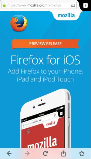 iOS Firefox