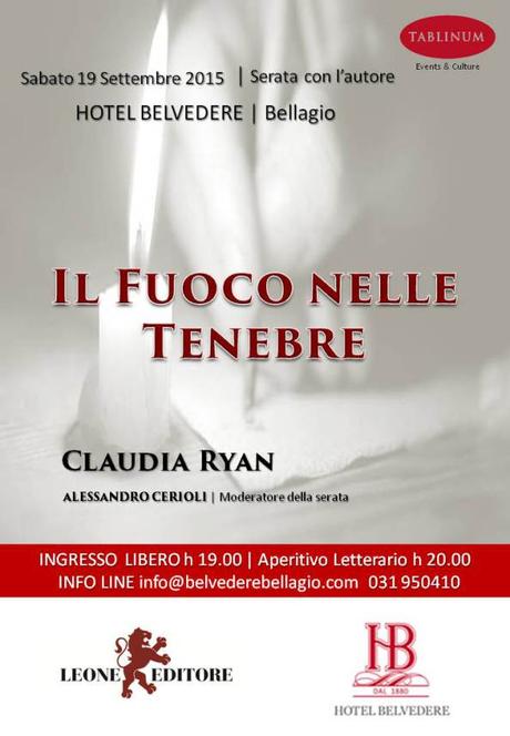 BELLAGIO: Serata Letteraria: Il Fuoco nelle Tenebre | Incontro con Claudia Ryan 80582855-e520-430b-89bf-5d43c60387e3