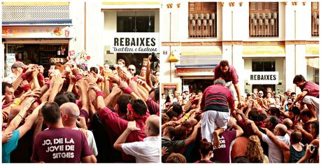 Non sarei mai potuta essere una bambina catalana base castell sitges