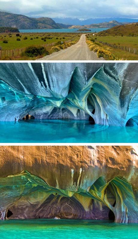 Le grotte del lago General Carrera - Patagonnia