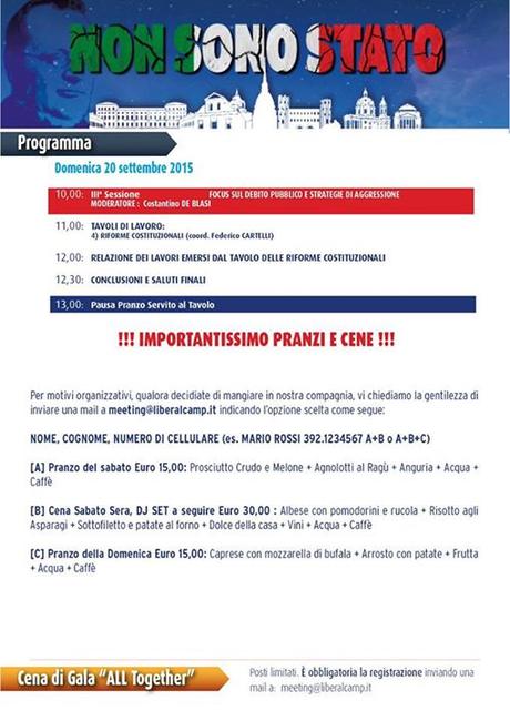 LIBERAL CAMP a Torino LIBERAL CAMP a Torino