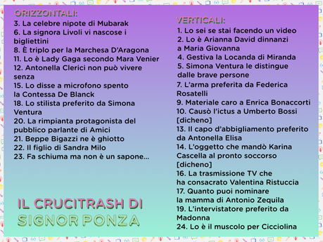 Il Crucitrash di Signor Ponza Il Crucitrash di Signor Ponza