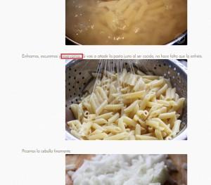 ricette spagnole pasta
