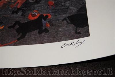 The Battle of Hornburg in serie limitata, numerata e firmata da Cor Blok The Battle of Hornburg in serie limitata, numerata e firmata da Cor Blok