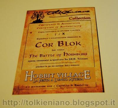 The Battle of Hornburg in serie limitata, numerata e firmata da Cor Blok The Battle of Hornburg in serie limitata, numerata e firmata da Cor Blok