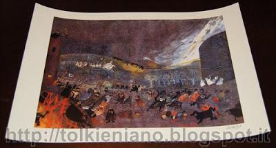 The Battle of Hornburg in serie limitata, numerata e firmata da Cor Blok The Battle of Hornburg in serie limitata, numerata e firmata da Cor Blok