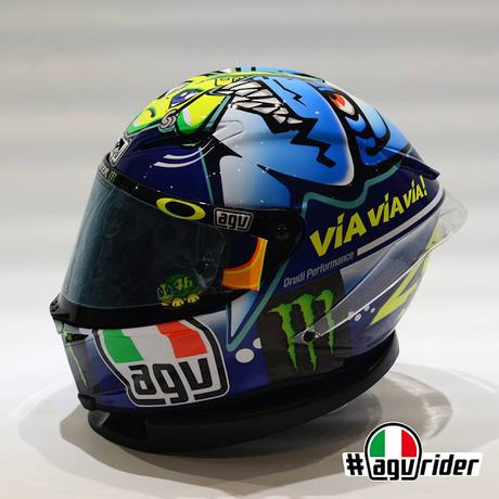 Agv PistaGP V.Rossi Misano 2015 by Drudi Performance - painted by DiD Design