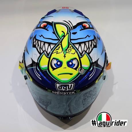 Agv PistaGP V.Rossi Misano 2015 by Drudi Performance - painted by DiD Design