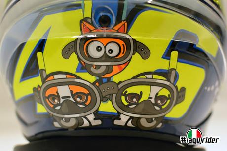 Agv PistaGP V.Rossi Misano 2015 by Drudi Performance - painted by DiD Design